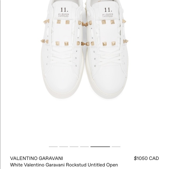 AUTHENTIC Valentino Garavani rock stud sneakers - Picture 9 of 9